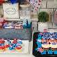 72pcs 4th of July Cupcake Toppers, Patriotic Toothpicks Decorations for 4th of July Independence Day Party Supplies Favor Cake Topper
