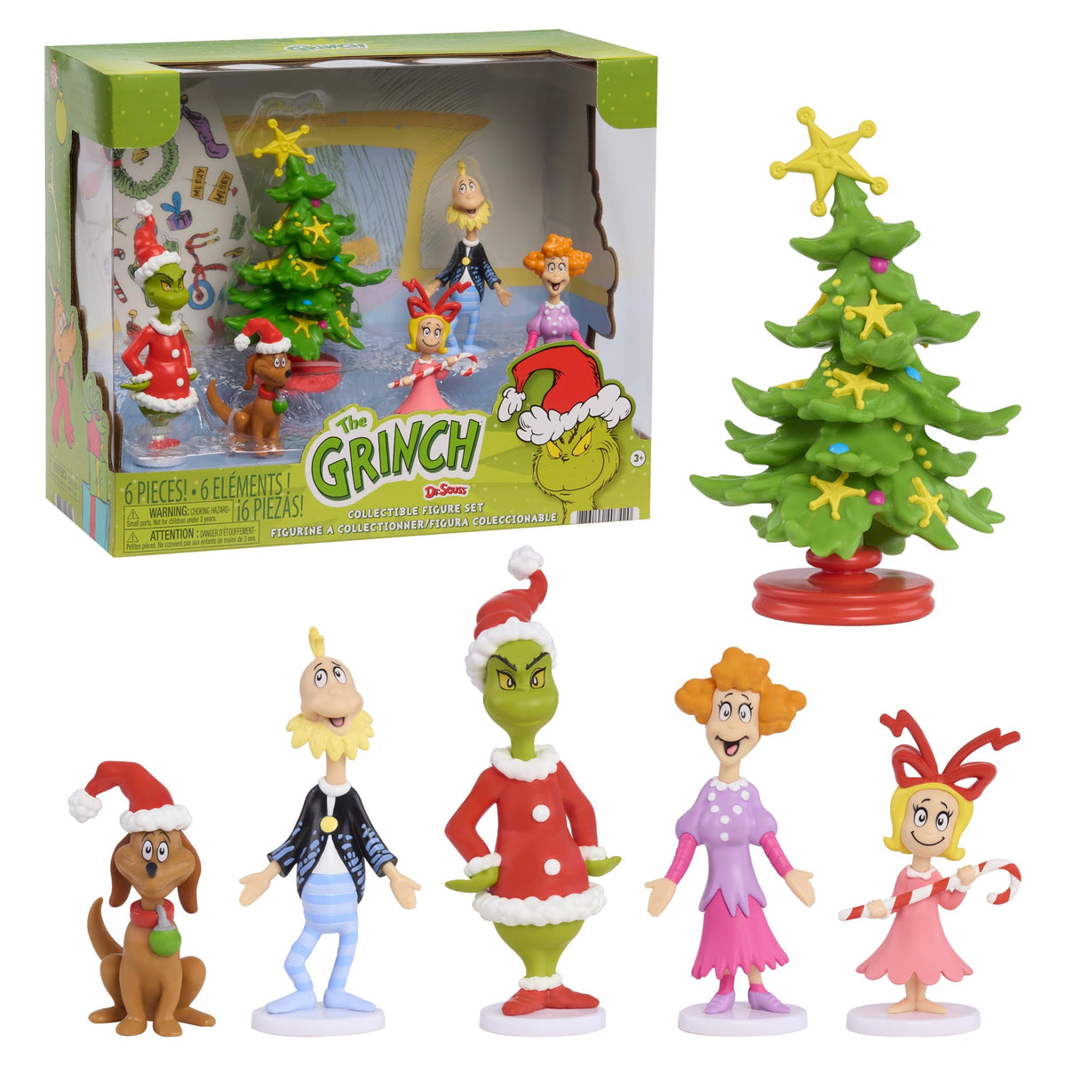 Dr Seuss Just Play The Grinch Collectible Figure Set