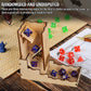 CZYY Castle Dice Tower, Foldable Wooden Dice Roller with Tray