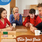 WE Games Wooden Cribbage Board Game Set, Continuous 3 Track for 2-3 Players, Travel Cribbage Board with Card Storage, Includes 9 Metal Pegs & Deck