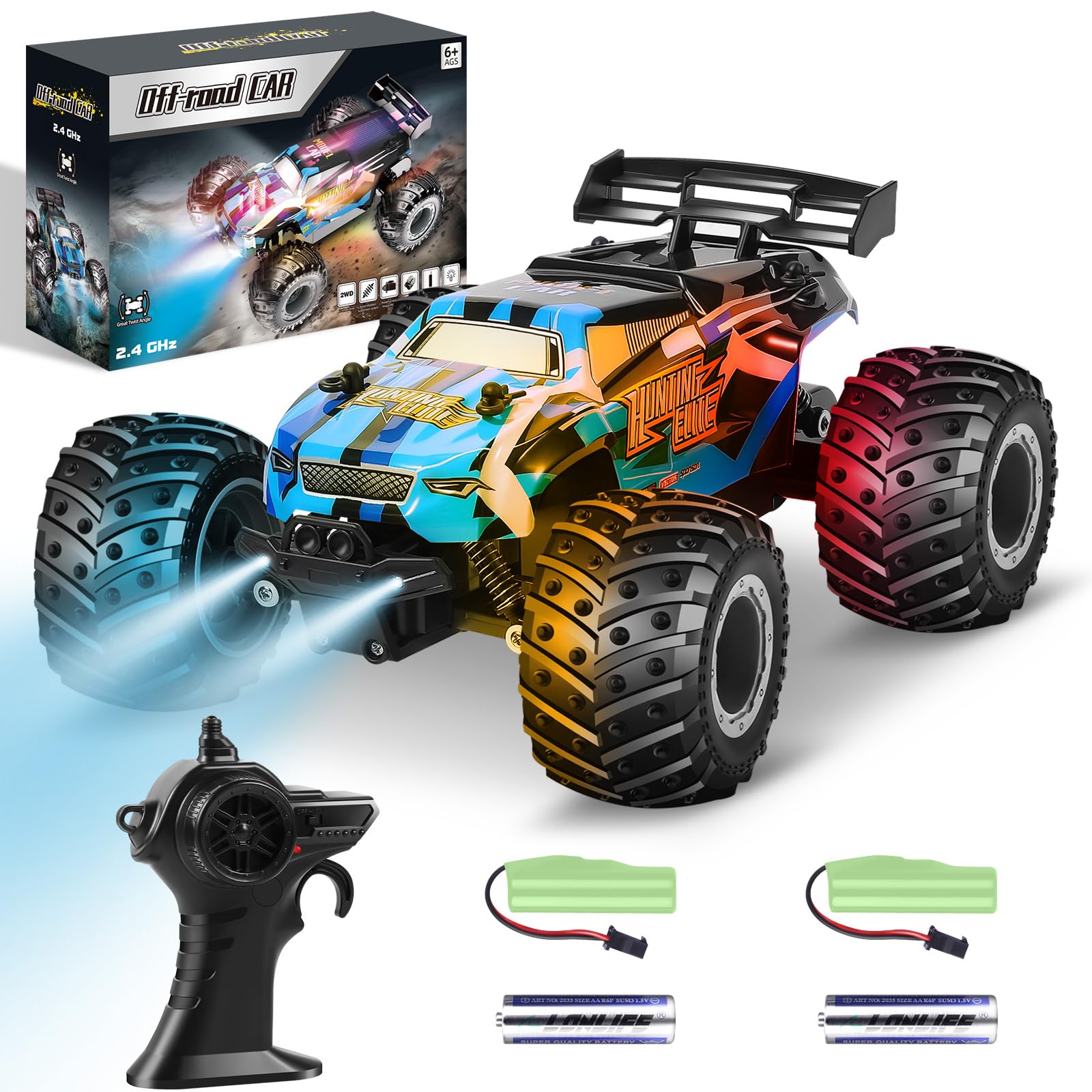 Remote Control Car, Remote Control Truck, 2.4Ghz All Terrain Rc Cars