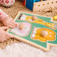 Melissa & Doug Jungle Friends Safari Animals Jumbo Knob Puzzle, Wooden Peg Puzzle for Toddlers, Educational Toy for Shape Recognition and Fine Motor
