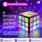 Rechargeable Game Activity Cube - Toys for Boys and Girls - 9 Fun Brain & Memory Games - Birthday Gifts for Age 6, 7, 8, 9, 10, 11, 12 Year Old Kids