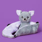 HUGIMALS Hugarounds Berkeley the Bat 2.5 lb Microwaveable & Freezable Weighted Plush Neck & Shoulder Wrap | Soothing, Comforting Hugs for Self-Care