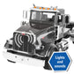 Tomy Big Farm Peterbilt Semi Truck - 1:16 Scale - Includes Livestock Trailer and 4 Cows - Durable Truck Toy with Lights and Sounds, Opening Doors