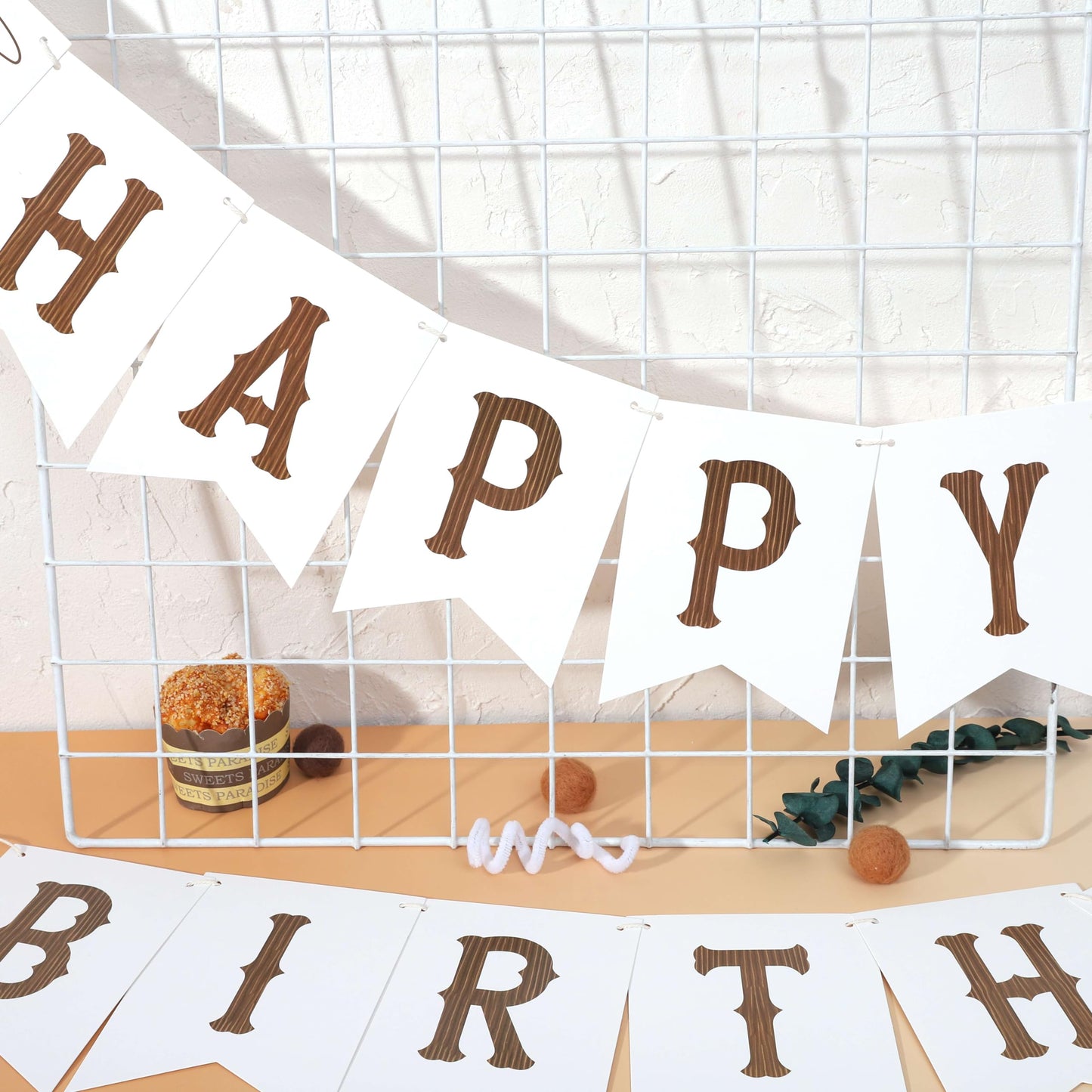 Cowboy 1st Rodeo Happy Birthday Banner,My First Rodeo Party Decor