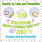 WHAT'S FUNNIER THAN 24? 25! Birthday Banner Carton Banner Jelly Fish Hanging Swirls Garlands Sea Animals Hanging Banner for Birthday Party Decorations