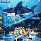 Jorumo Shark Building Block Set for Boy 8-12, Ideas Sea Animal Building Blocks Toys with Lighting and Rotatable Link Components, STEM Toys for Kids