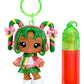 Yummiland x Holiday Lip Gloss Doll - Halle Candy Cane Includes DIY Lip Gloss + Keychain, Cosmetic Play, Seasonal Holiday Collectible, Gift, Ages 4+
