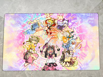 New ZCYWXW Playmats Solfachord Harmonia TCG CCG Trading Card Game Mat with Zones & One Bag(ZC052-C)