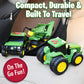 John Deere 3-Pack Set Lights and Sound Realistic 5" Farm Vehicles, 7R Series Tractor, 6105M Tractor and Gator
