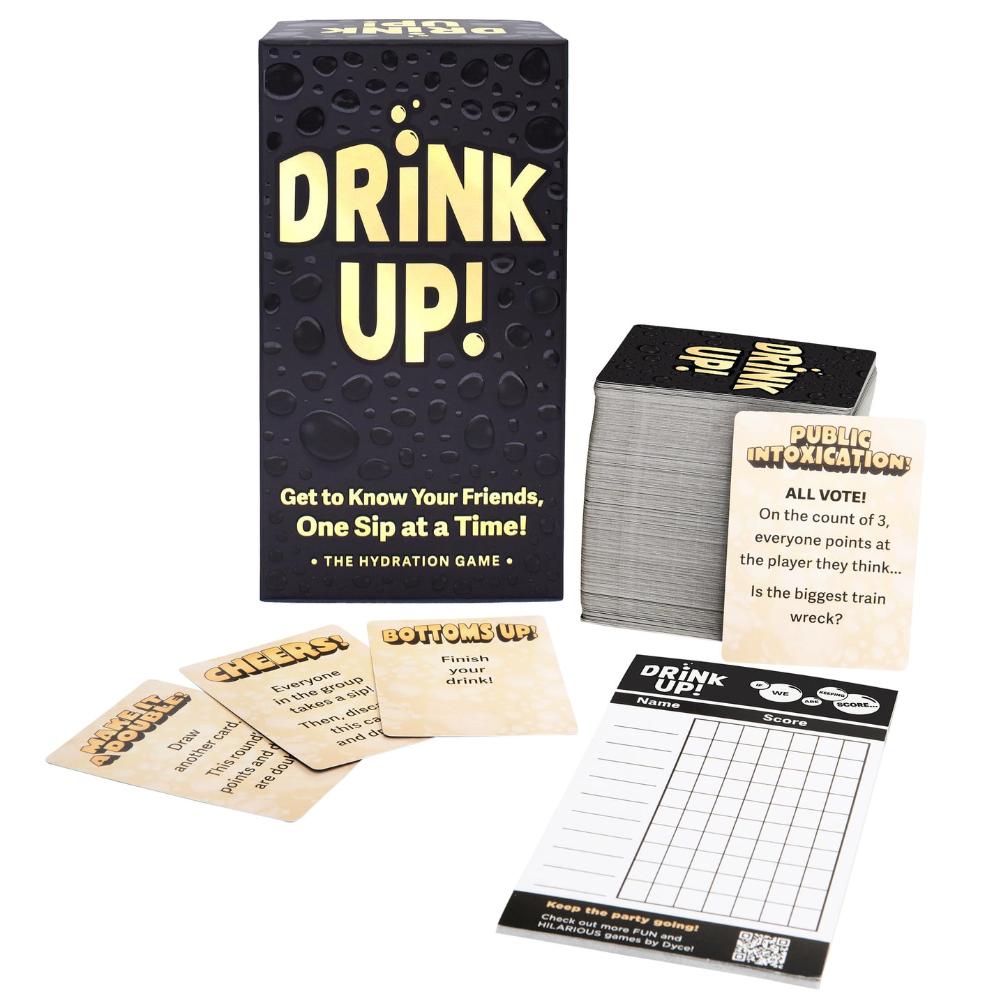 DRINK UP! Drinking Game + After Dark Expansion Set - Get To Know Your Friends, One Sip At A Time - Hilarious Adult Party Card Game for College