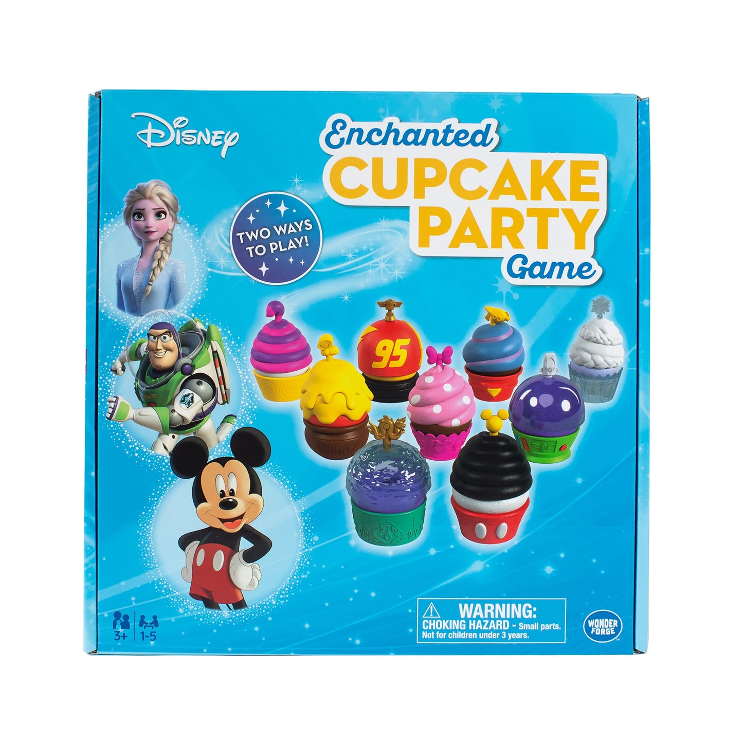 Wonder Forge Disney Enchanted Cupcake Party Game - Engaging Matching Game for Kids Ages 3 & Up | Featuring Beloved Disney Characters | Great for Skill