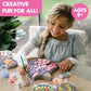 MindWare Paint Your Own Stepping Stone Unicorn - Kit Includes Weather Proof Stone, Paint and Brushes