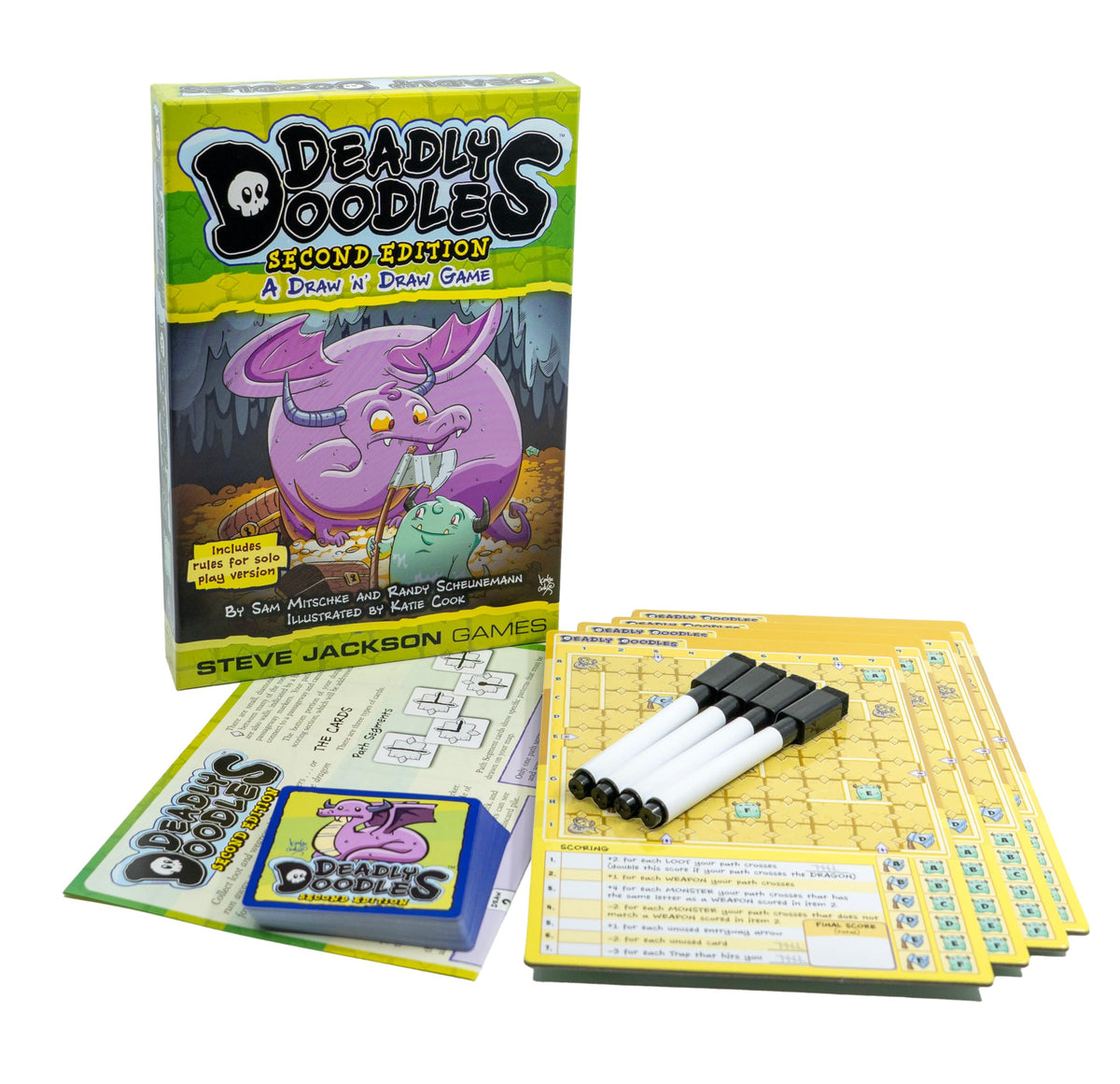 Steve Jackson Games, Deadly Doodles Second Edition, A Draw 'N' Draw Game