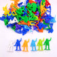 Zaleny 145 pcs Military Toy Soldier Playset Colorful Army Men Battlefield Action Figures with Tanks Helicopters and Accessories for Boys