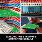 LEGO Icons Camp NOU - FC Barcelona Soccer Stadium 10284 Model Building Kit, Large Construction Set for Adults, Gift Idea