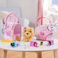 Pucci Pals Rainbow Bag & Sparkly Unicorn Plush Pet with Carrier