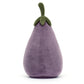 Jellycat Vivacious Vegetable Aubergine - Eggplant Plush Stuffed Toy, Large 15.5 inches - Vegetable Plush - Great Gift Idea