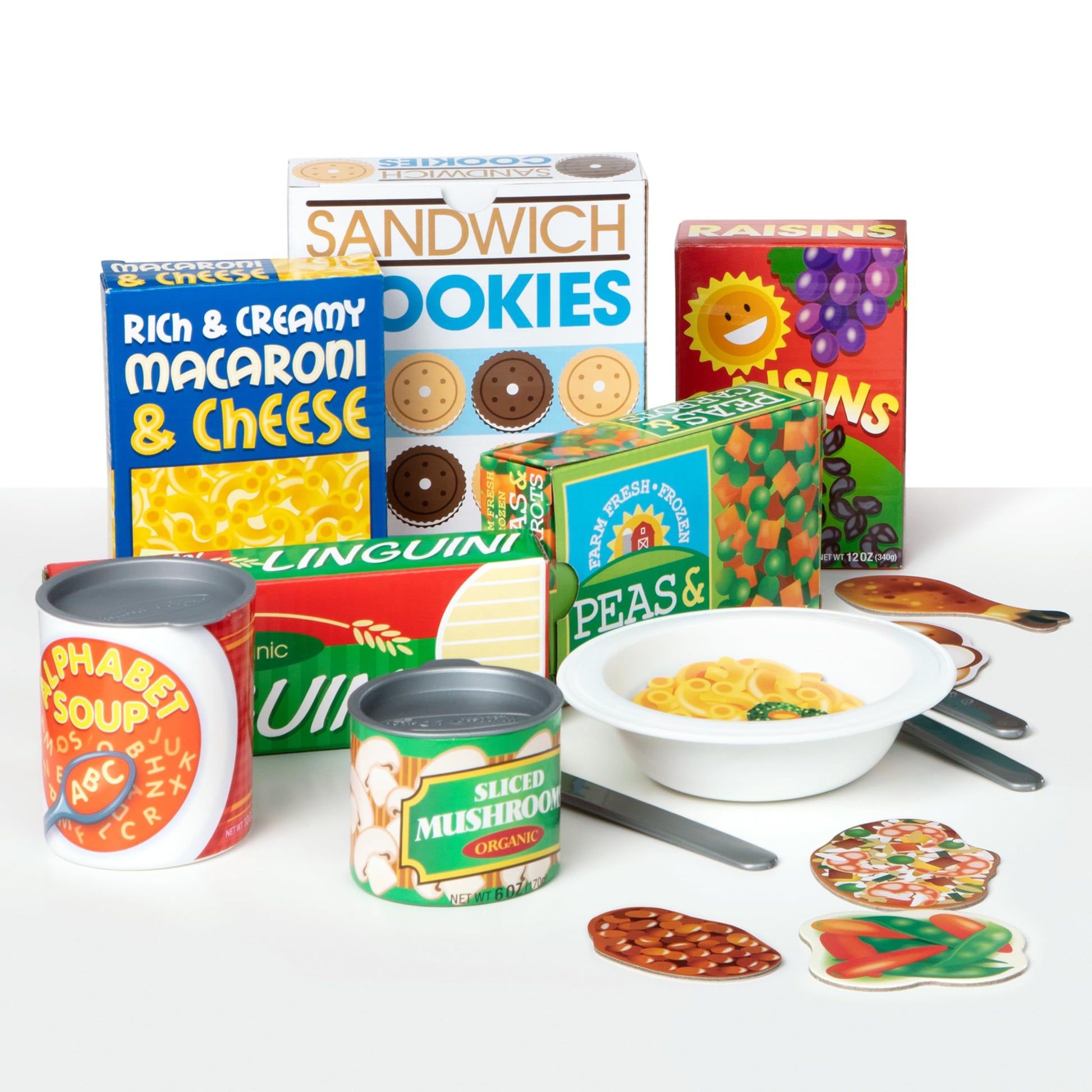 Melissa & Doug Deluxe Kitchen Collection Cooking & Play Food Set - 58 Pieces