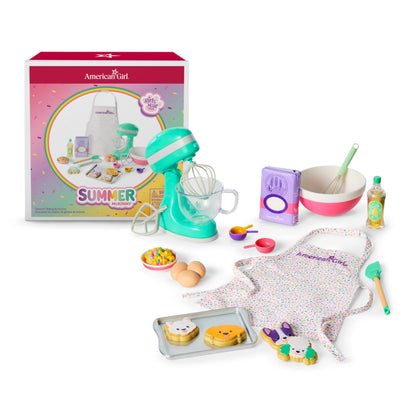 American Girl, Summer McKinny Girl of The Year 2025 Baking Accessories for 18-inch Dolls with Baking Accessories, Pretend Food, and Accessories, Age