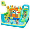 WelandFun Inflatable Water Slide Park for Kids Backyard, Inflatable Bounce House with Air Blower - Bouncy Castle with Climbing Wall, Jumping, Water