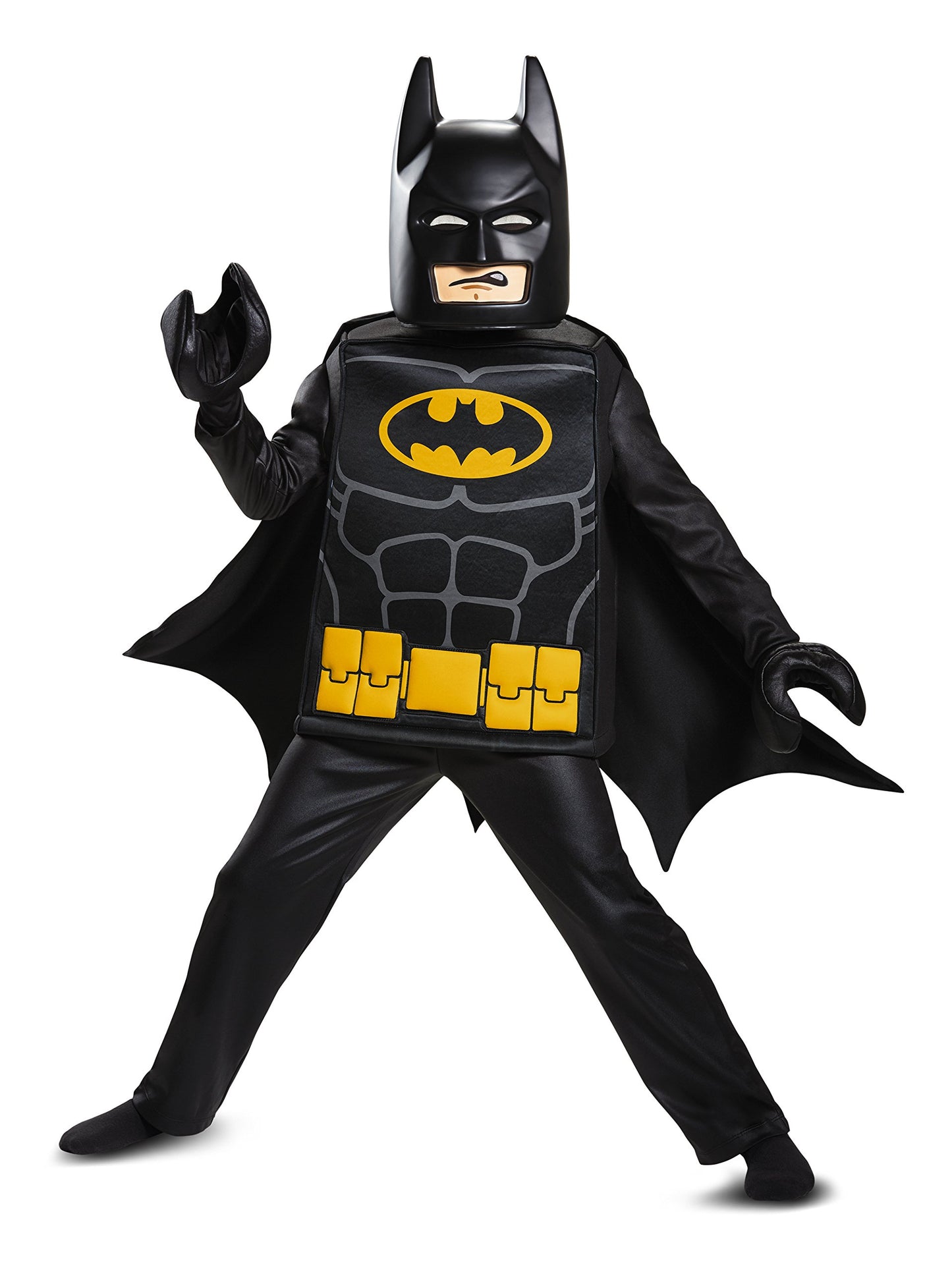 Batman Lego Movie Deluxe Costume, Black, Small (4-6)