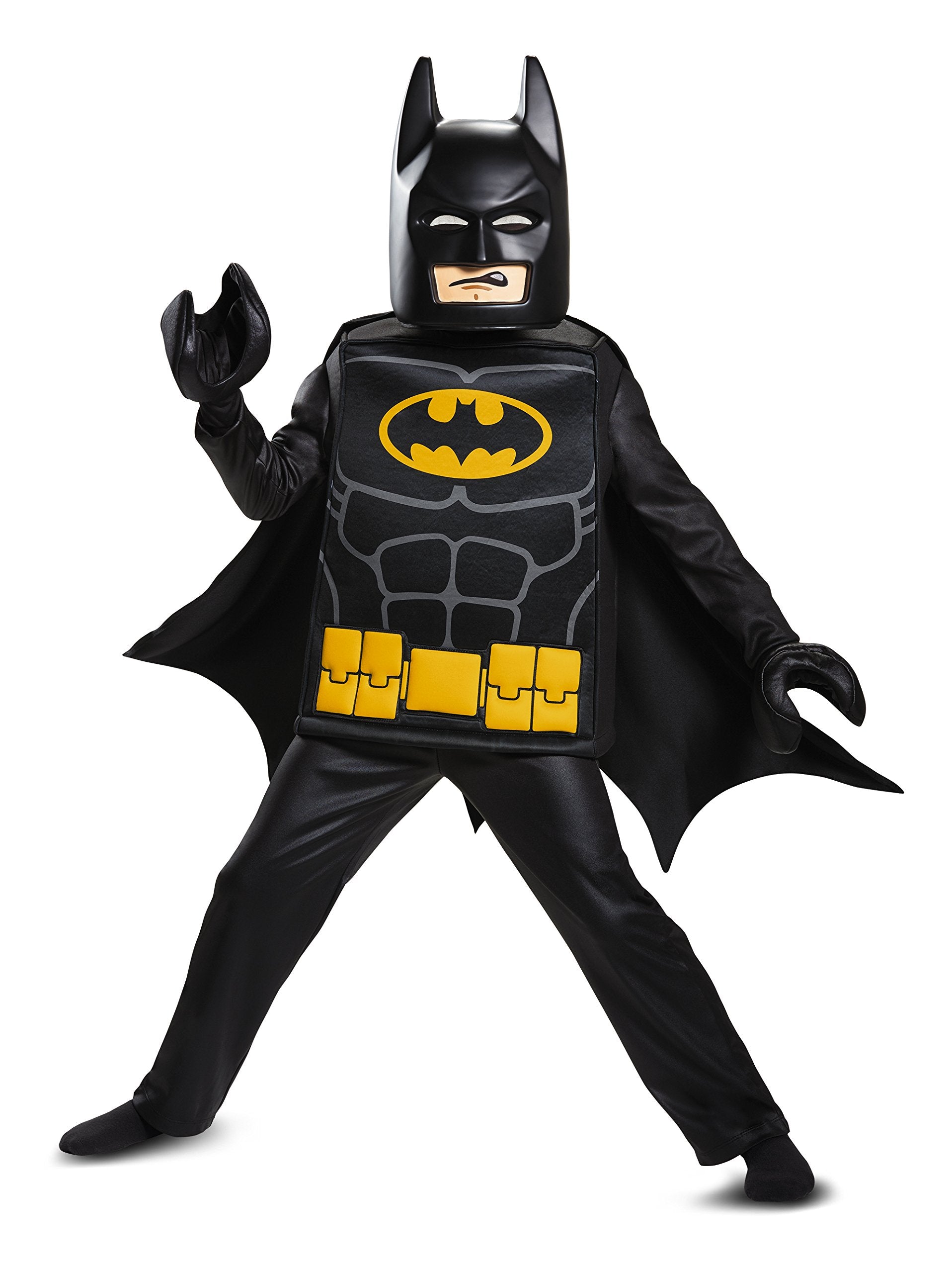 Batman Lego Movie Deluxe Costume, Black, Small (4-6)