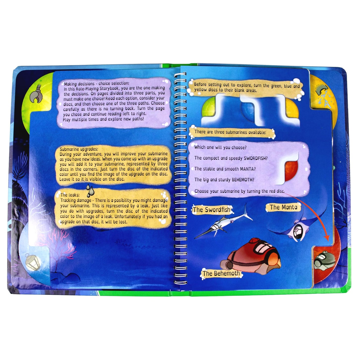 Discovering Atlantis: Interactive Aquatic Adventure Game for Kids Ages 6-10 | Storybook for Children - Dyslexia Friendly (My First Adventure Series)
