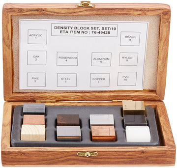 United Scientific™ DCSET10 | Density Cube Set of 10 | Density Cubes for Science | Designed for use in the Classroom or Home | 1 Set