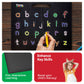 PicassoTiles Magnetic Letter Practice Board, 2-in-1 ABC Tracing Pad, Age 3+