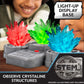 STAR WARS Glowing Crystals, Crystal Growing Kit with Light Up Display Stand, Grow 3 Colorful Crystals, Gift for 8 Year Old Boy, Merch, Toys for Boys