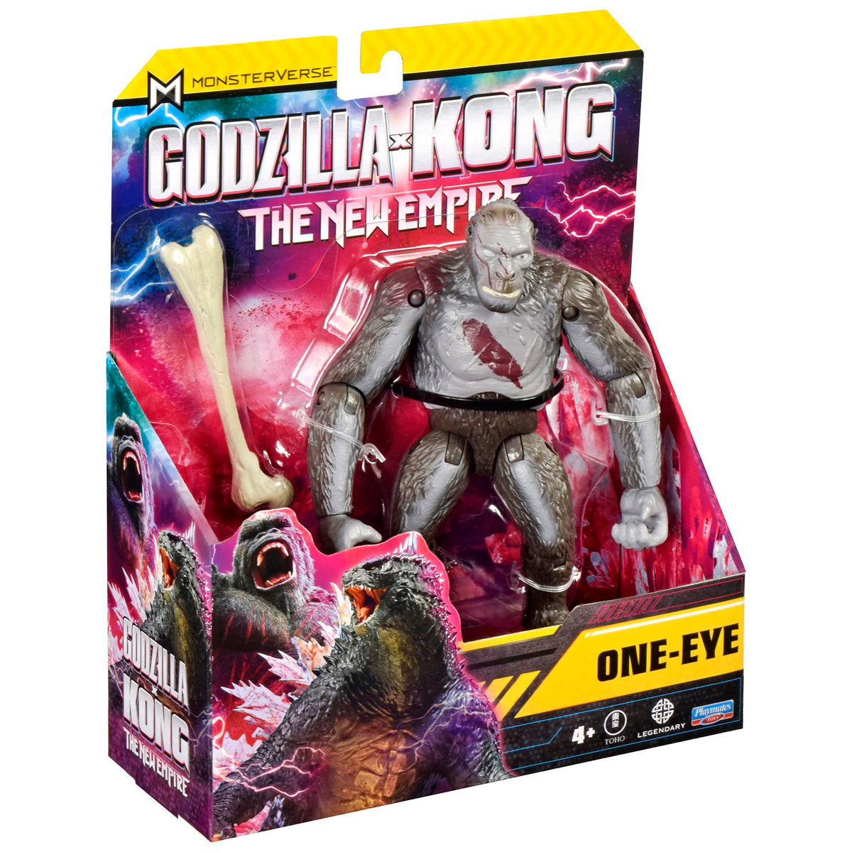 Godzilla Monsterverse x Kong One-Eye Action Figure, 7 inches, Deluxe