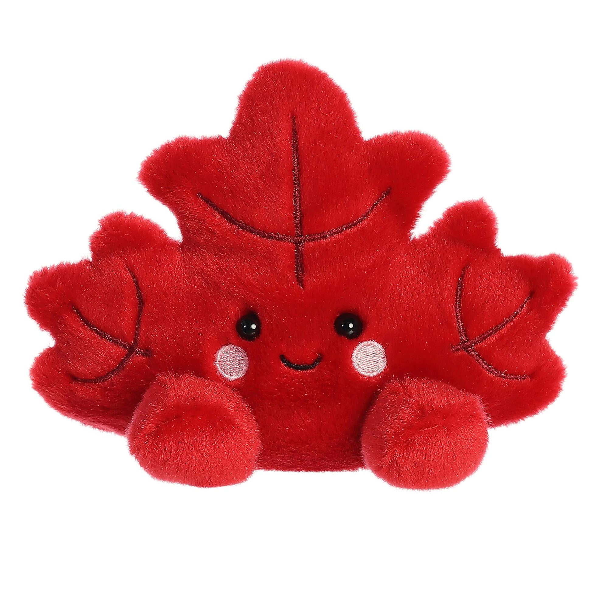 Aurora® Adorable Palm Pals™ Fall Maple Leaf™ Stuffed Animal - Fun Collectible Plush for Kids and Adult Collectors - Perfect for Decorating Rooms