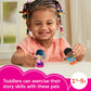 Fisher-Price Little People Toddler Toys Barbie Wellness Figure Set with 2 Characters for Preschool Pretend Play Kids Ages 18+ Months