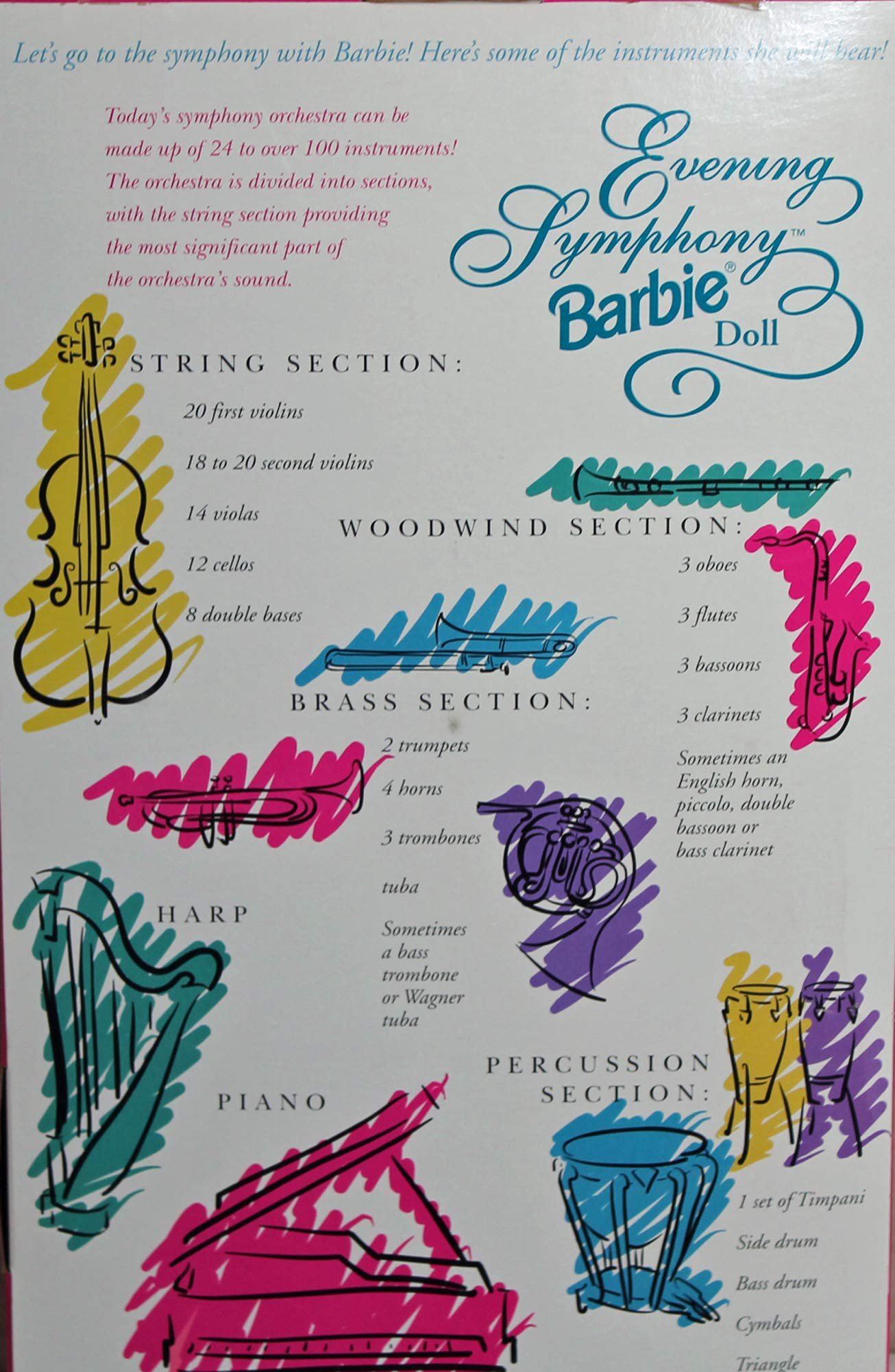 1997 Special Edition Service Merchandise Evening Symphony Barbie Doll