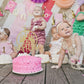 Castle Birthday Cake Topper - Gold Glitter Castle Theme Birthday Party Cake Decoration Supply - Princess Prince Happy Birthday Cake Topper Photo Prop
