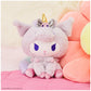GUND Sanrio Kuromi 6" Plush Toy with Purple Unicorn Outfit; Ages 1+