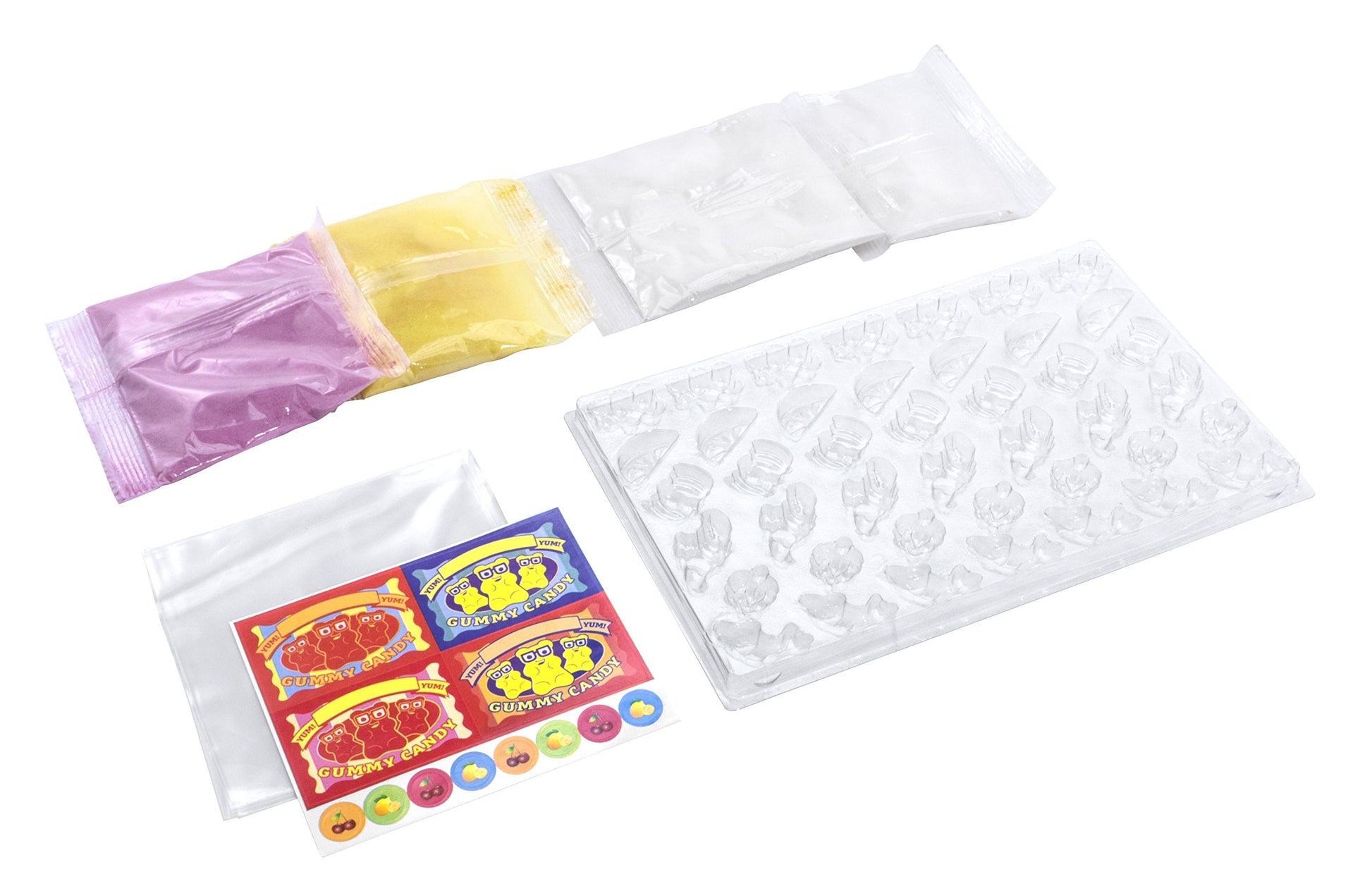 Thames & Kosmos Gummy Candy Lab V2.0 Tasty Labs STEM Experiment Kit, Make Yummy Gummy Candies in Cool Shapes - Dinos, Dolphins, Bears & More! Explore