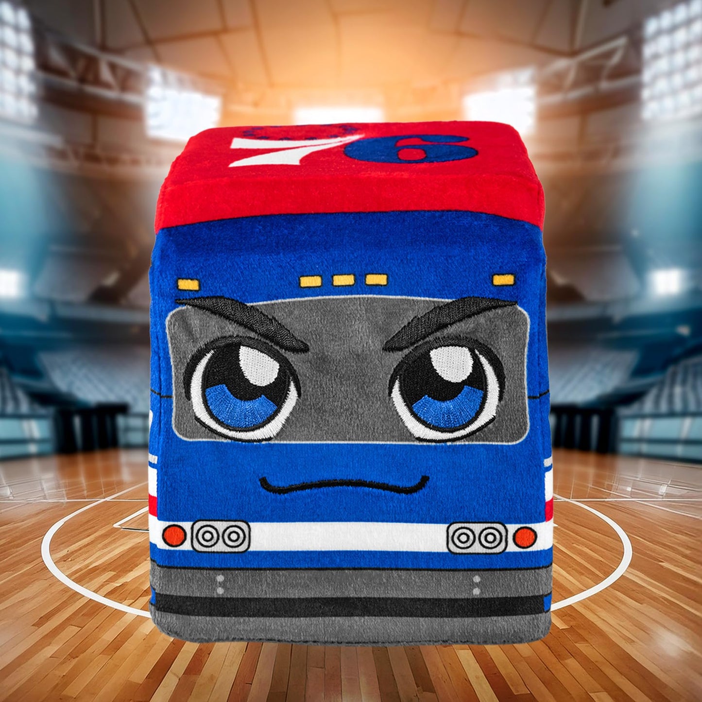 Bleacher Creatures Philadelphia 76ers Team Bus 8" NBA Kuricha Plushie - Soft Inspired Plush