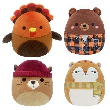 Squishmallows Original 5-Inch Harvest 4-Pack Plush - Little Ultrasoft Official Jazwares Plush - Amazon Exclusive