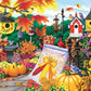 SUNSOUT INC - Welcome Autumn - 300 pc Jigsaw Puzzle by Artist: Nancy Wernersbach - Finished Size 18" x 24" - MPN# 63021