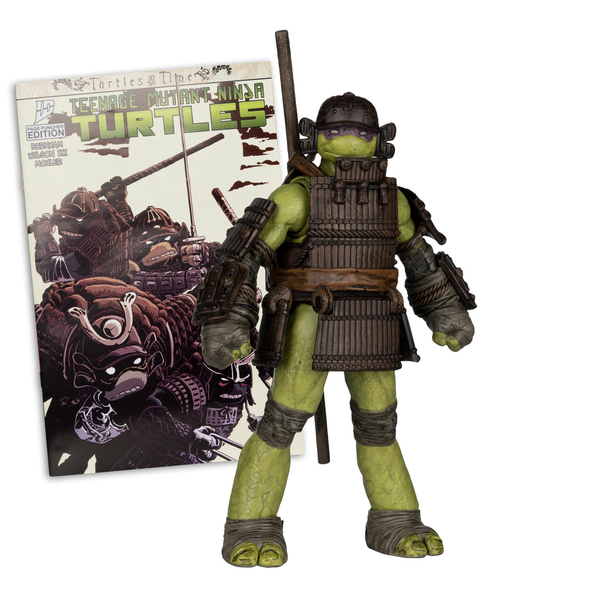 McFarlane Toys- Teenage Mutant Ninja Turtles (Page Punchers) Donatello 5in Action Figure with Turtles in Time Comic