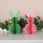 Easter Decorations,5 Pcs Easter Bunnys Honeycomb Table Centerpiece,3D Rabbits for Spring Easter Decors, Garden Party, Egg Hunt Supplies