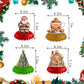 EUVBOKW 9 Pcs Gingerbread Honeycomb Centerpieces,Gingerbread House Party Decorations for Christmas Party Table Decor Holiday Favor Supplies