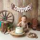 My First Rodeo High Chair Banner - Cowboy One Birthday Party Decorations