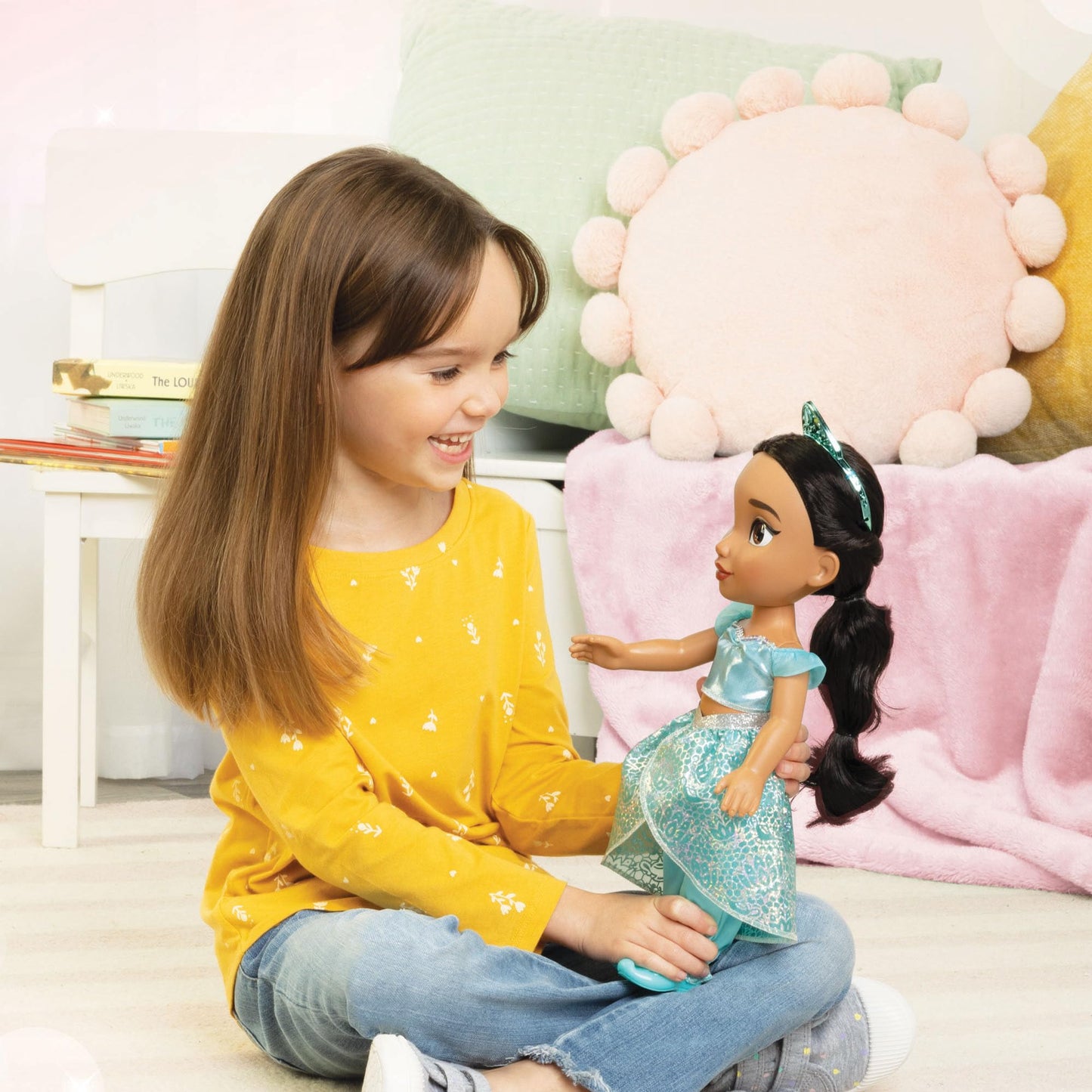 Disney Princess My Friend Jasmine Doll 14 inch Tall Includes Removable Outfit and Tiara