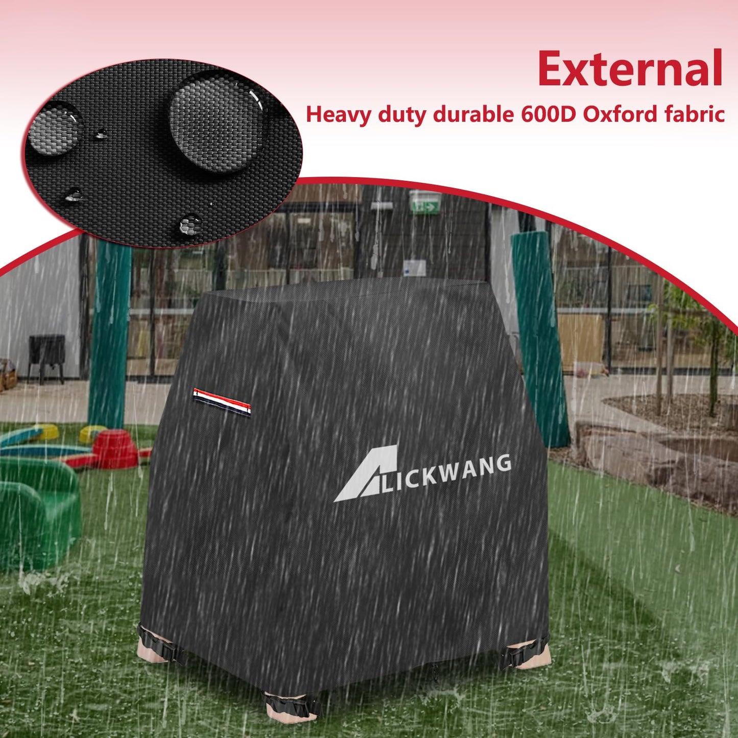 AIickwang Kids Water Table Cover For Step2 Rain Showers & Flow Kids Water Table,Outdoor Heavy 600D Dustproof Waterproof Dustproof Anti-UV Toddler