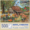 Bits and Pieces - Large 500 Piece Jigsaw Puzzle for Adults - ‘Bountiful Meadows Farm’ by Artist Thomas Wood, Completed Puzzle Size: 18" x 24"