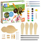 MindWare Make Your Own Bumble Bee Wind Spinner Wood Craft Kit - Build & Decorate for Ages 8 & Up